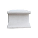 Τραπέζι σαλονιού Nafel pakoworld mdf λευκό 120x60x45εκ