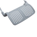 Καρέκλα γραφείου διευθυντη Vigo pakoworld mesh χρώμα γκρι 52x70x118-124εκ