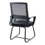 Καρέκλα επισκέπτη Palma pakoworld mesh μαύρο 46x52x94εκ