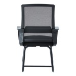 Καρέκλα επισκέπτη Palma pakoworld mesh μαύρο 46x52x94εκ