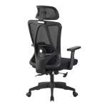 Καρέκλα γραφείου διευθυντή Magida pakoworld mesh μαύρο 58.5x66x115-125εκ