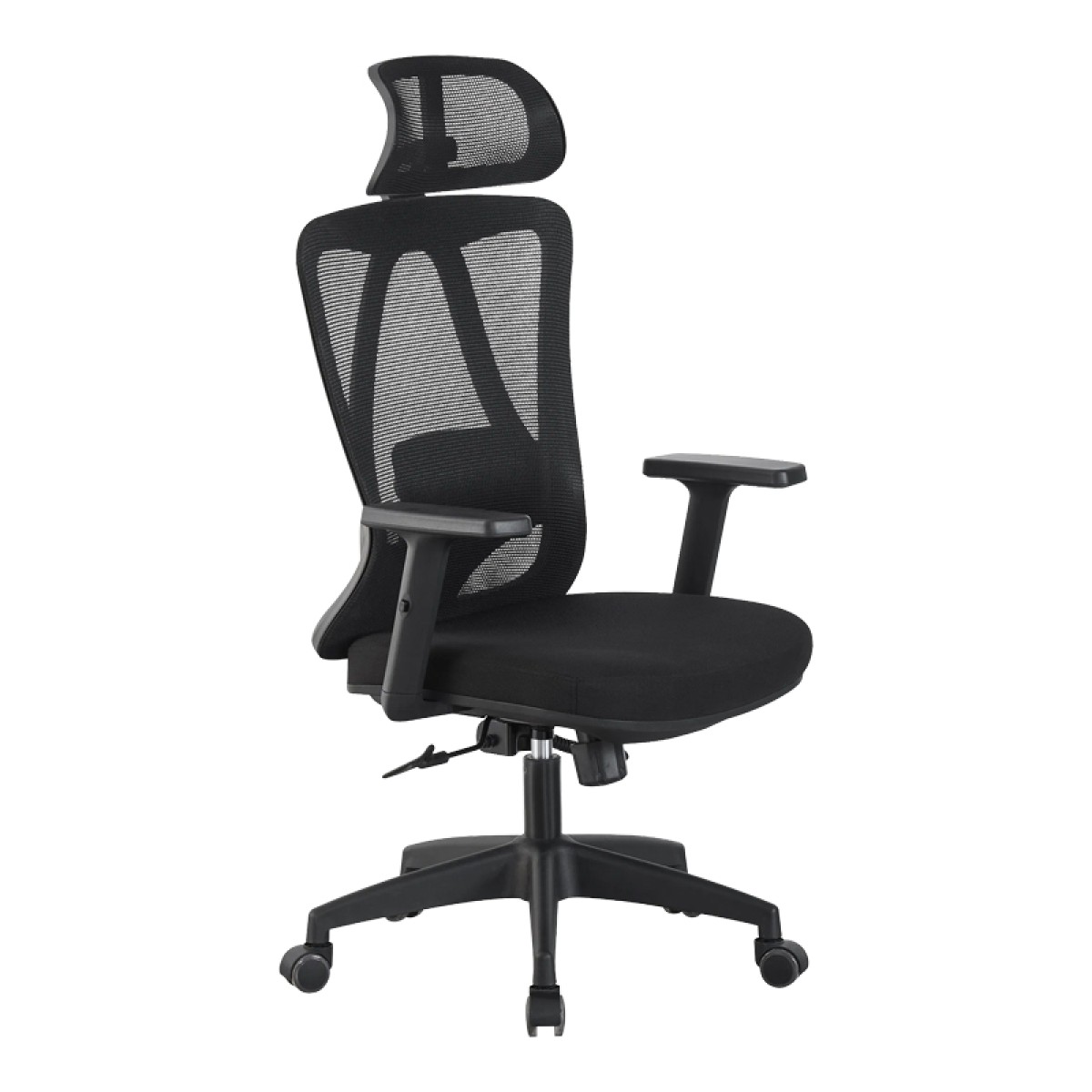 Καρέκλα γραφείου διευθυντή Magida pakoworld mesh μαύρο 58.5x66x115-125εκ