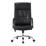 Καρέκλα γραφείου διευθυντή Biani pakoworld pu μαύρο 56x70x107-115εκ