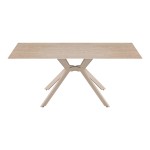 Τραπέζι Olven pakoworld sintered stone σε όψη τραβερτίνας 180x90x75εκ