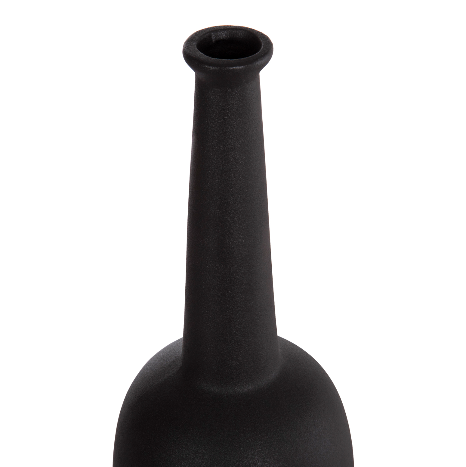 ΕΠΙΤΡΑΠΕΖΙΟ ΚΕΡΑΜΙΚΟ ΔΙΑΚΟΣΜΗΤΙΚΟ ELENDIL HM4591.02 ΜΑΥΡΟ ΜΑΤ Φ12x39.5Υεκ