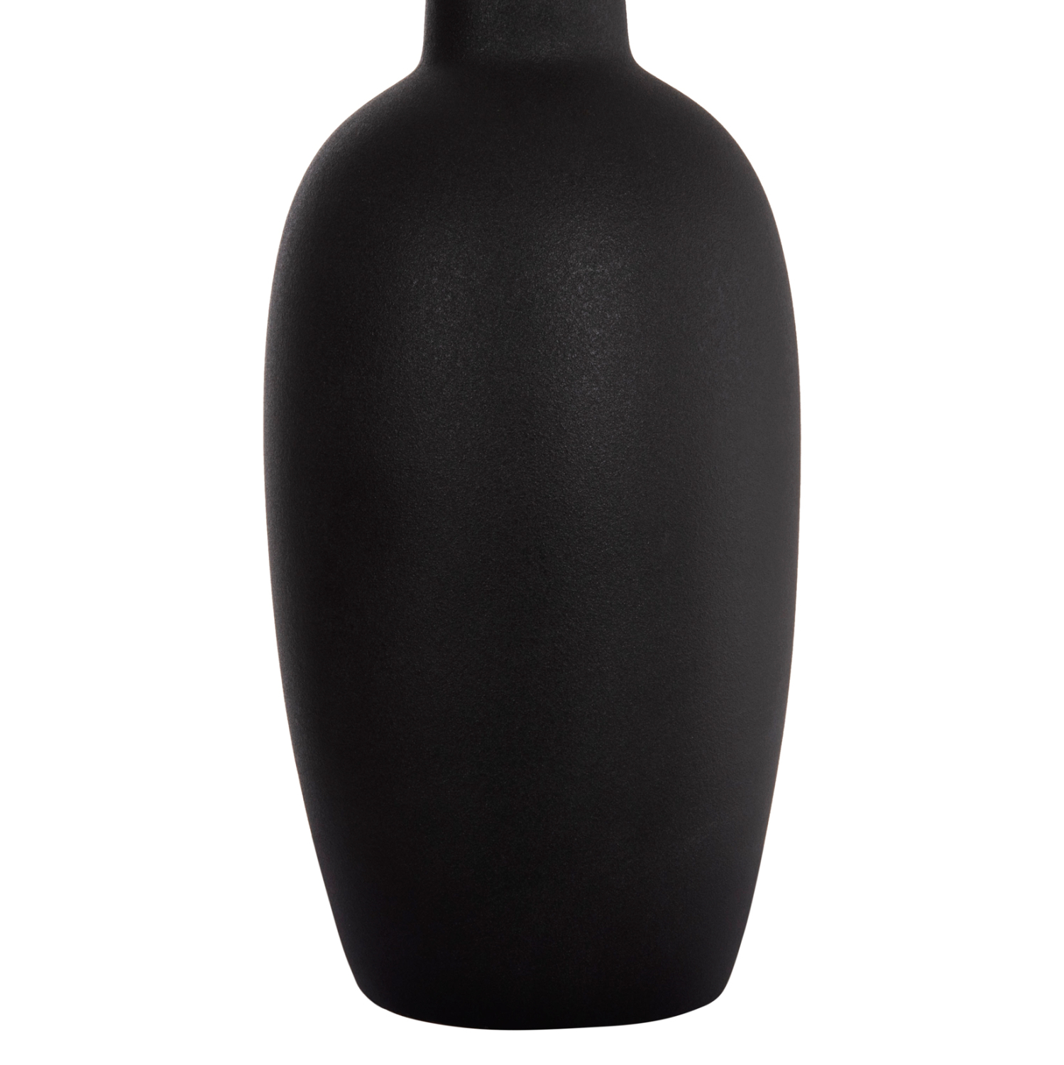 ΕΠΙΤΡΑΠΕΖΙΟ ΚΕΡΑΜΙΚΟ ΔΙΑΚΟΣΜΗΤΙΚΟ ELENDIL HM4591.02 ΜΑΥΡΟ ΜΑΤ Φ12x39.5Υεκ