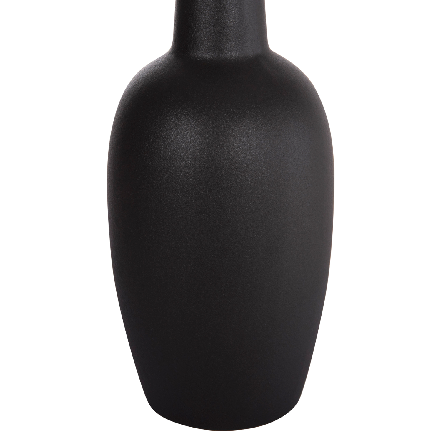 ΕΠΙΤΡΑΠΕΖΙΟ ΚΕΡΑΜΙΚΟ ΔΙΑΚΟΣΜΗΤΙΚΟ ELENDIL HM4592.02 ΜΑΥΡΟ ΜΑΤ Φ10x30Υεκ