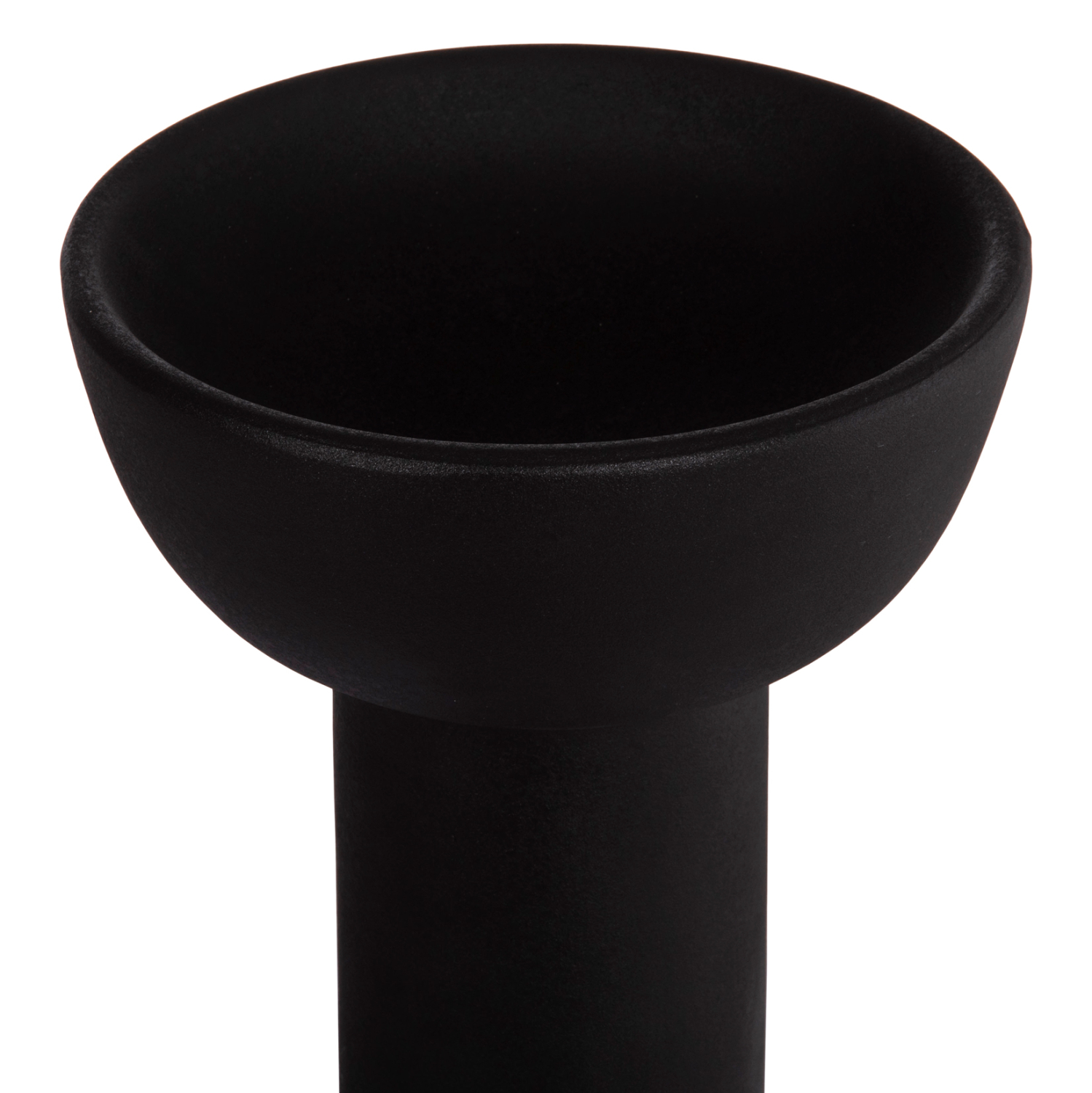 ΕΠΙΤΡΑΠΕΖΙΟ ΚΕΡΑΜΙΚΟ ΔΙΑΚΟΣΜΗΤΙΚΟ ELENDIL HM4602.02 ΜΑΥΡΟ ΜΑΤ Φ23x32Υ εκ