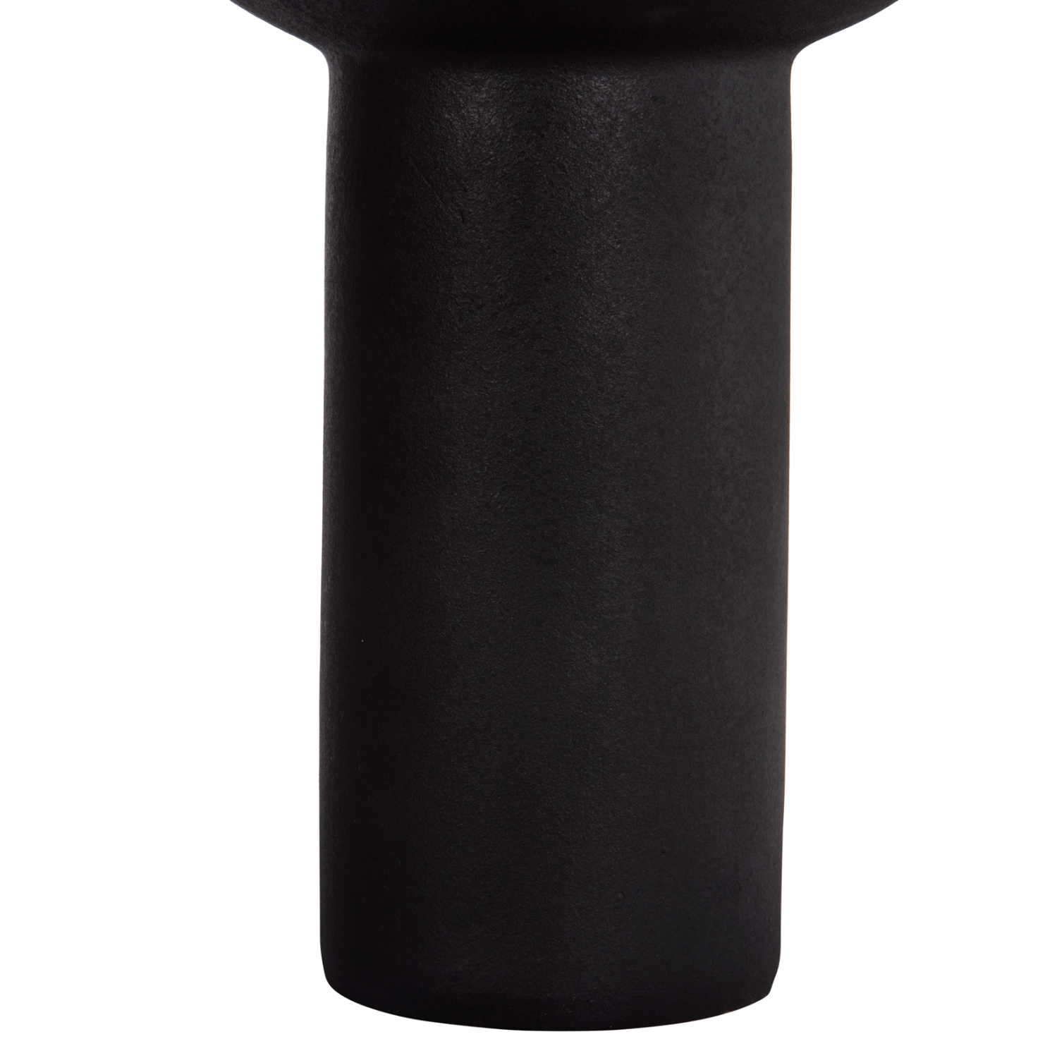 ΕΠΙΤΡΑΠΕΖΙΟ ΚΕΡΑΜΙΚΟ ΔΙΑΚΟΣΜΗΤΙΚΟ ELENDIL HM4602.02 ΜΑΥΡΟ ΜΑΤ Φ23x32Υ εκ