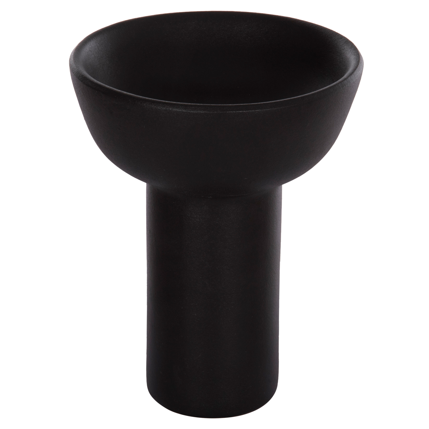 ΕΠΙΤΡΑΠΕΖΙΟ ΚΕΡΑΜΙΚΟ ΔΙΑΚΟΣΜΗΤΙΚΟ ELENDIL HM4603.02 ΜΑΥΡΟ ΜΑΤ Φ20x26.5Υεκ