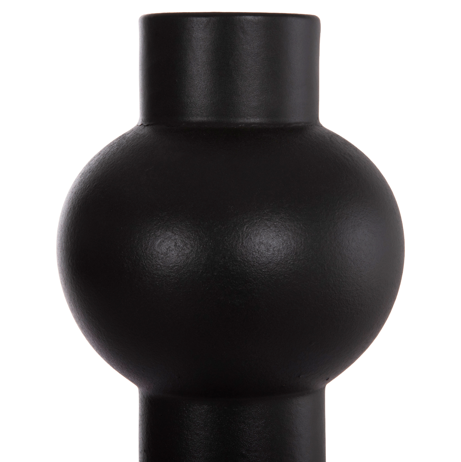 ΕΠΙΤΡΑΠΕΖΙΟ ΚΕΡΑΜΙΚΟ ΔΙΑΚΟΣΜΗΤΙΚΟ SCEPTER HM4604.02 ΜΑΥΡΟ ΜΑΤ Φ17x39Υεκ