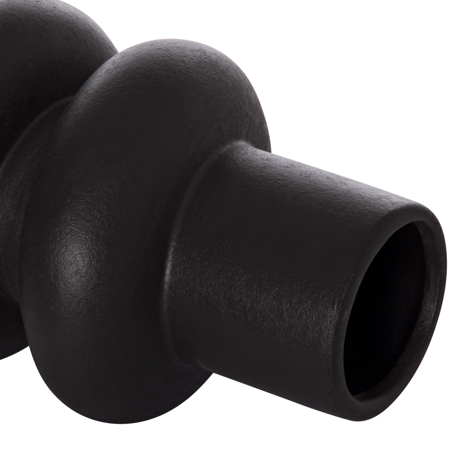 ΕΠΙΤΡΑΠΕΖΙΟ ΚΕΡΑΜΙΚΟ ΔΙΑΚΟΣΜΗΤΙΚΟ ROOK HM4627.02 ΜΑΥΡΟ ΜΑΤ Φ16x25,5Υεκ