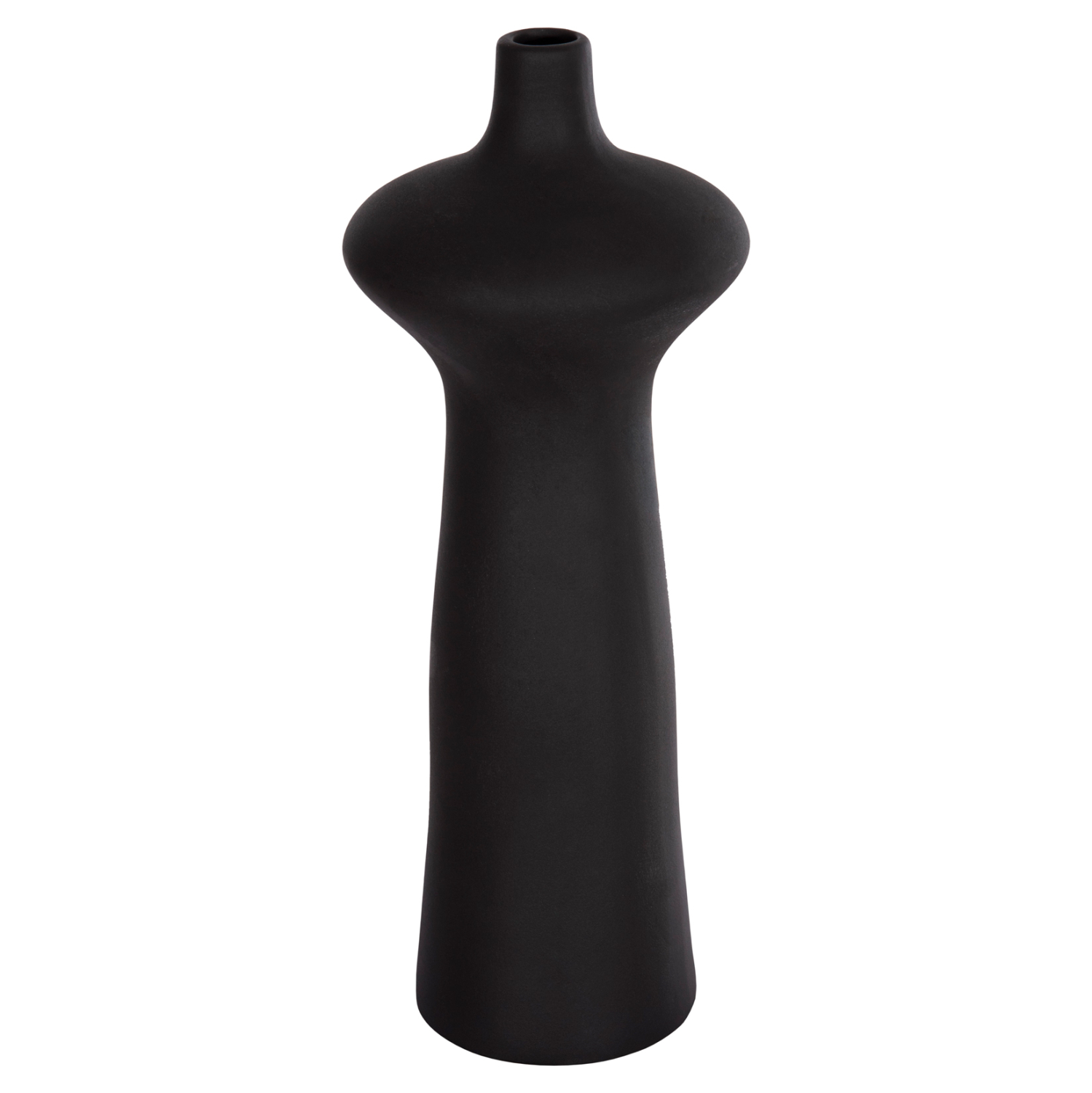 ΕΠΙΤΡΑΠΕΖΙΟ ΚΕΡΑΜΙΚΟ ΔΙΑΚΟΣΜΗΤΙΚΟ SCEPTER HM4636.02 ΜΑΥΡΟ ΜΑΤ Φ18x49Υεκ