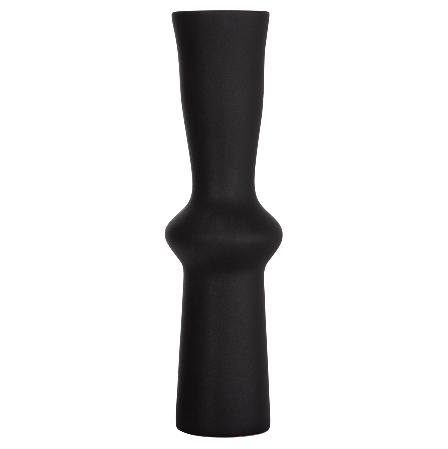 ΕΠΙΤΡΑΠΕΖΙΟ ΚΕΡΑΜΙΚΟ ΔΙΑΚΟΣΜΗΤΙΚΟ SCEPTER HM4637.02 ΜΑΥΡΟ ΜΑΤ Φ14x50Υεκ