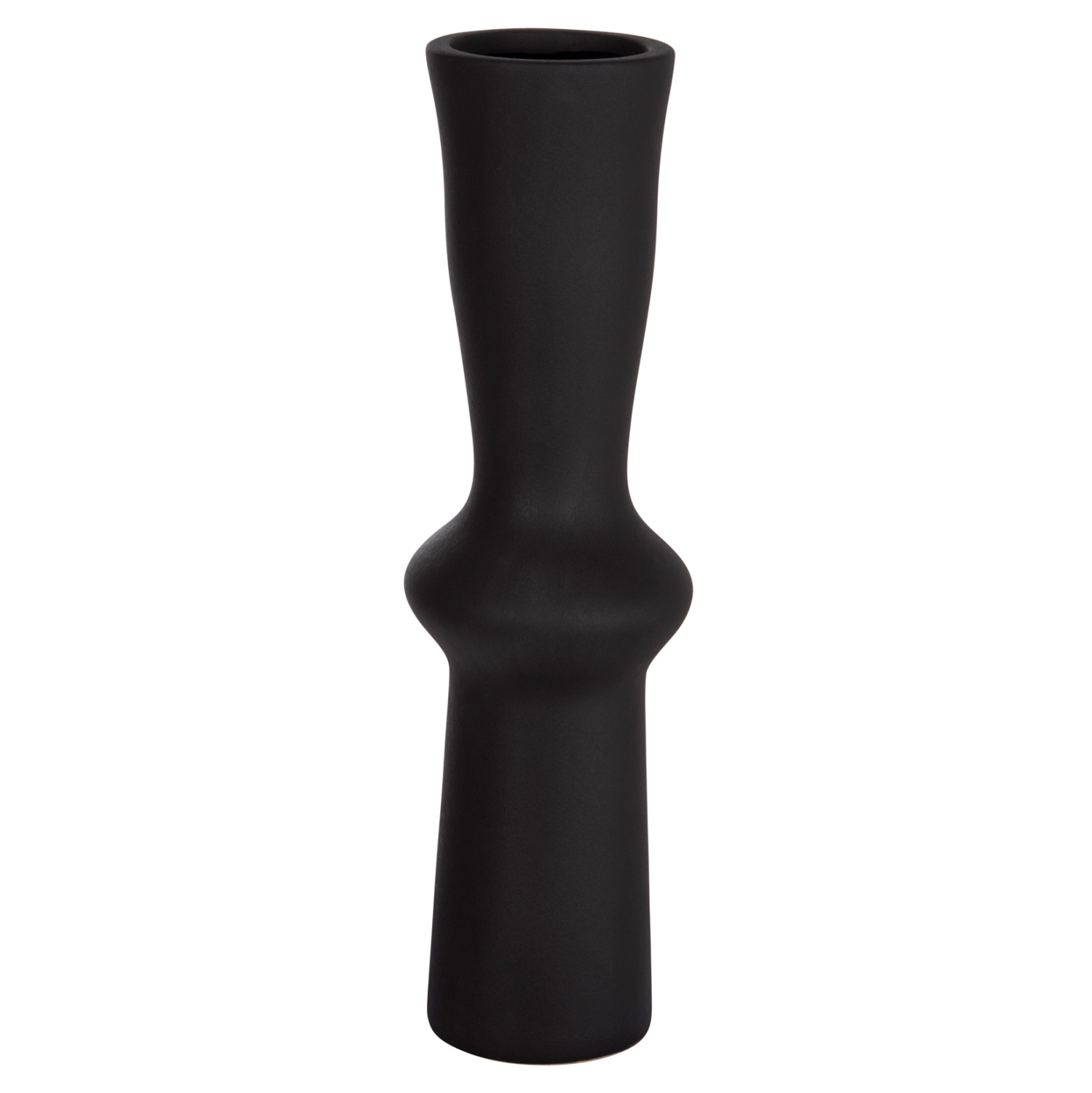 ΕΠΙΤΡΑΠΕΖΙΟ ΚΕΡΑΜΙΚΟ ΔΙΑΚΟΣΜΗΤΙΚΟ SCEPTER HM4637.02 ΜΑΥΡΟ ΜΑΤ Φ14x50Υεκ