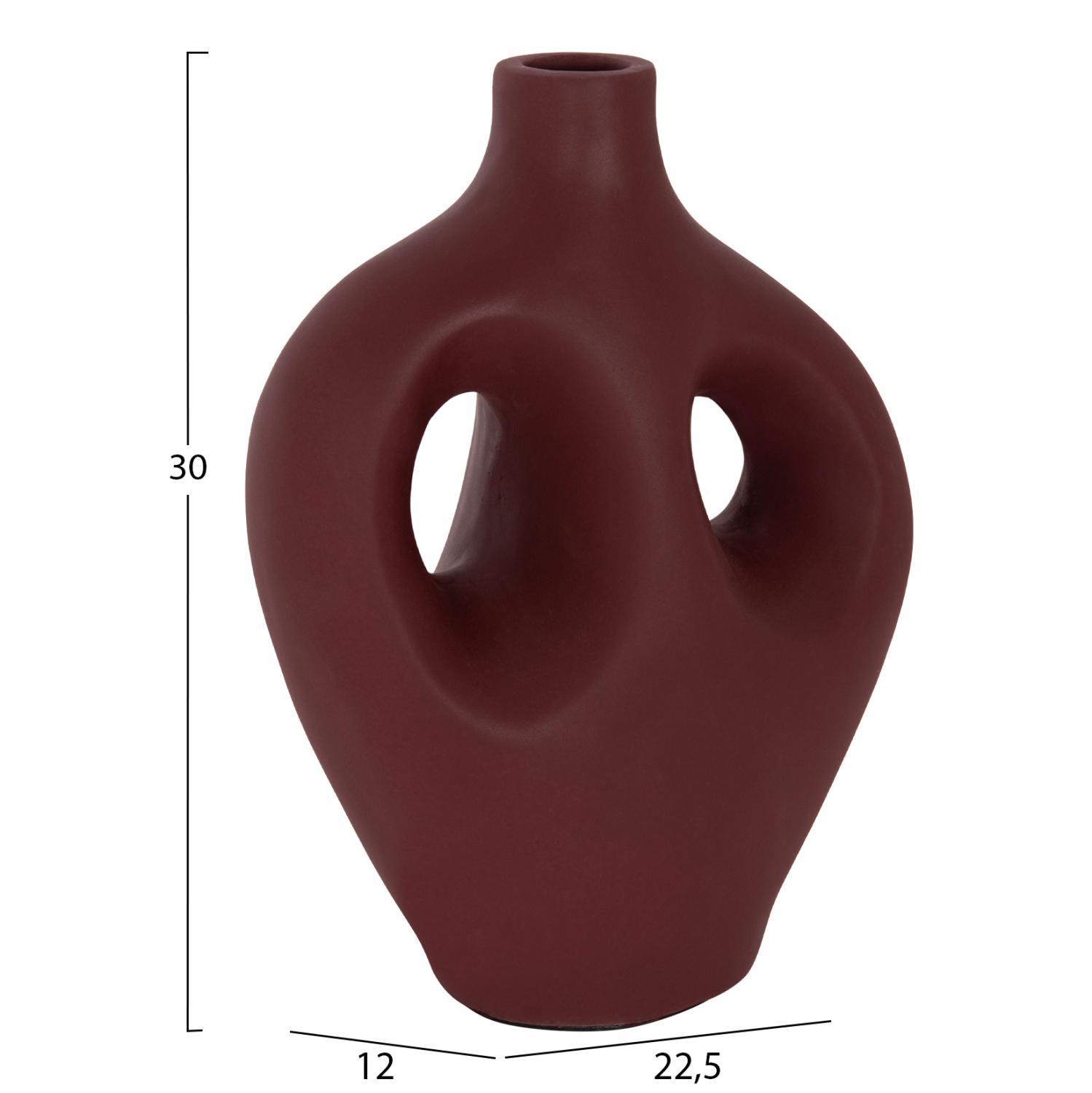 ΕΠΙΤΡΑΠΕΖΙΟ ΔΙΑΚΟΣΜΗΤΙΚΟ ΒΑΖΟ FLIKER HM4666.03L ΤΕΡΑΚΟΤΑ ΣΕ ΒΥΣΣΙΝΙ--22.5x12x30Υεκ.