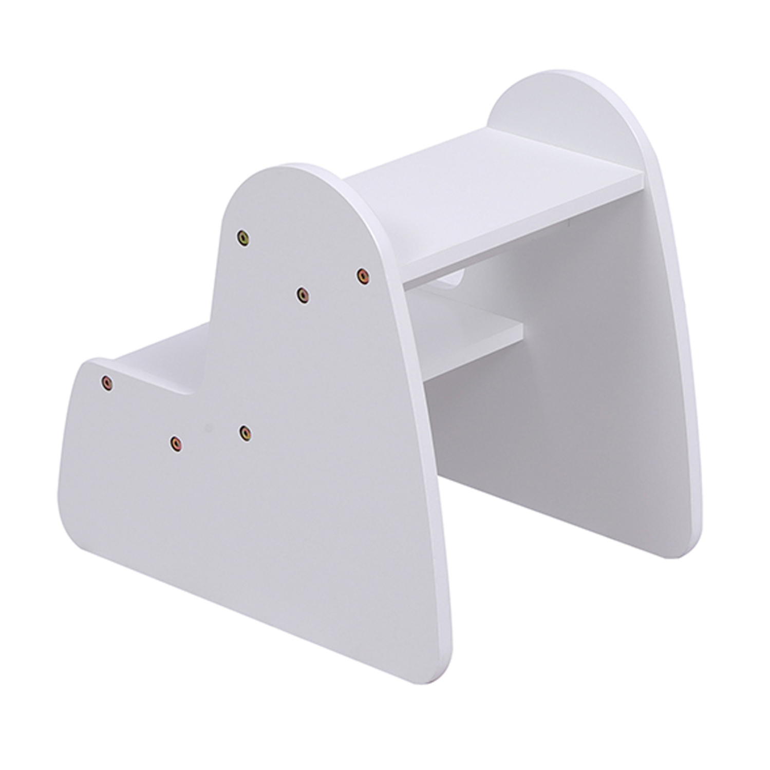 ΠΑΙΔΙΚΗ ΣΚΑΛΑ/ΣΚΑΜΠΟ RICKI HM18340.03 MDF & ΚΟΝΤΡΑΠΛΑΚΕ ΛΕΥΚΟ 33x43.5x40.5Υεκ