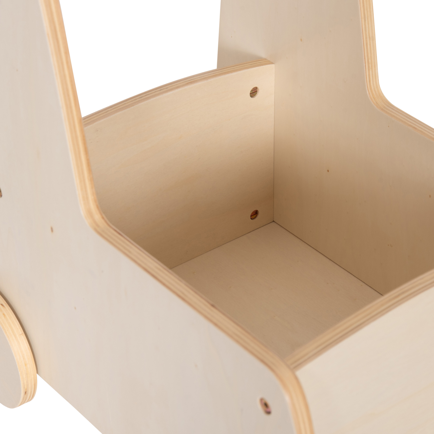 ΠΑΙΔΙΚΟ ΤΡΟΛΕΥ/ΚΑΡΟΤΣΑΚΙ RICKI HM18341.01 MDF & ΚΟΝΤΡΑΠΛΑΚΕ ΦΥΣΙΚΟ 33x45x50Υεκ