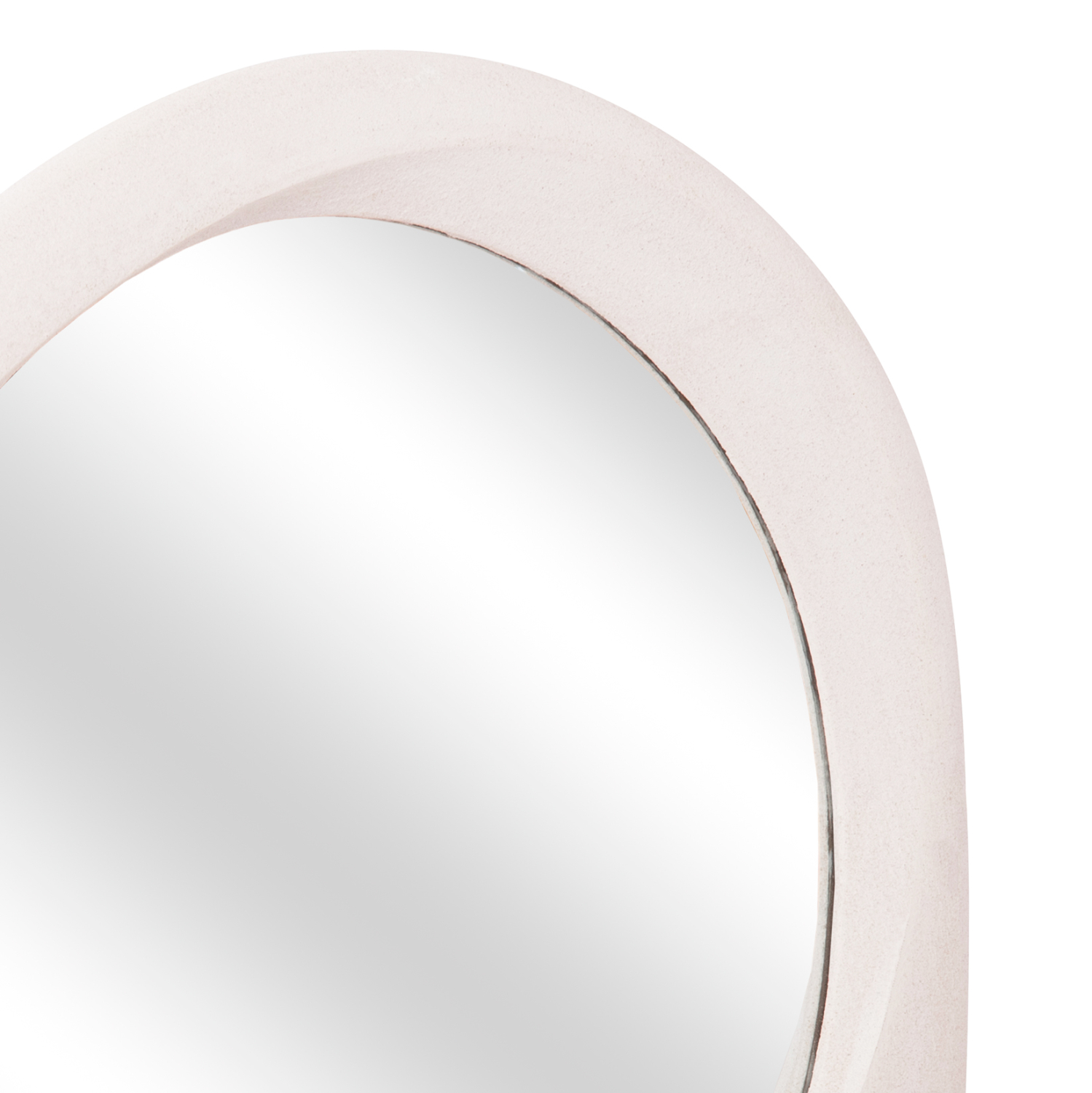 ΚΑΘΡΕΠΤΗΣ ΤΟΙΧΟΥ ΟΒΑΛ ΣΕΙΡΑ SANTORINI HM4511 MDF ΣΕ ΥΠΟΛΕΥΚΟ 82x3,5x74Υεκ