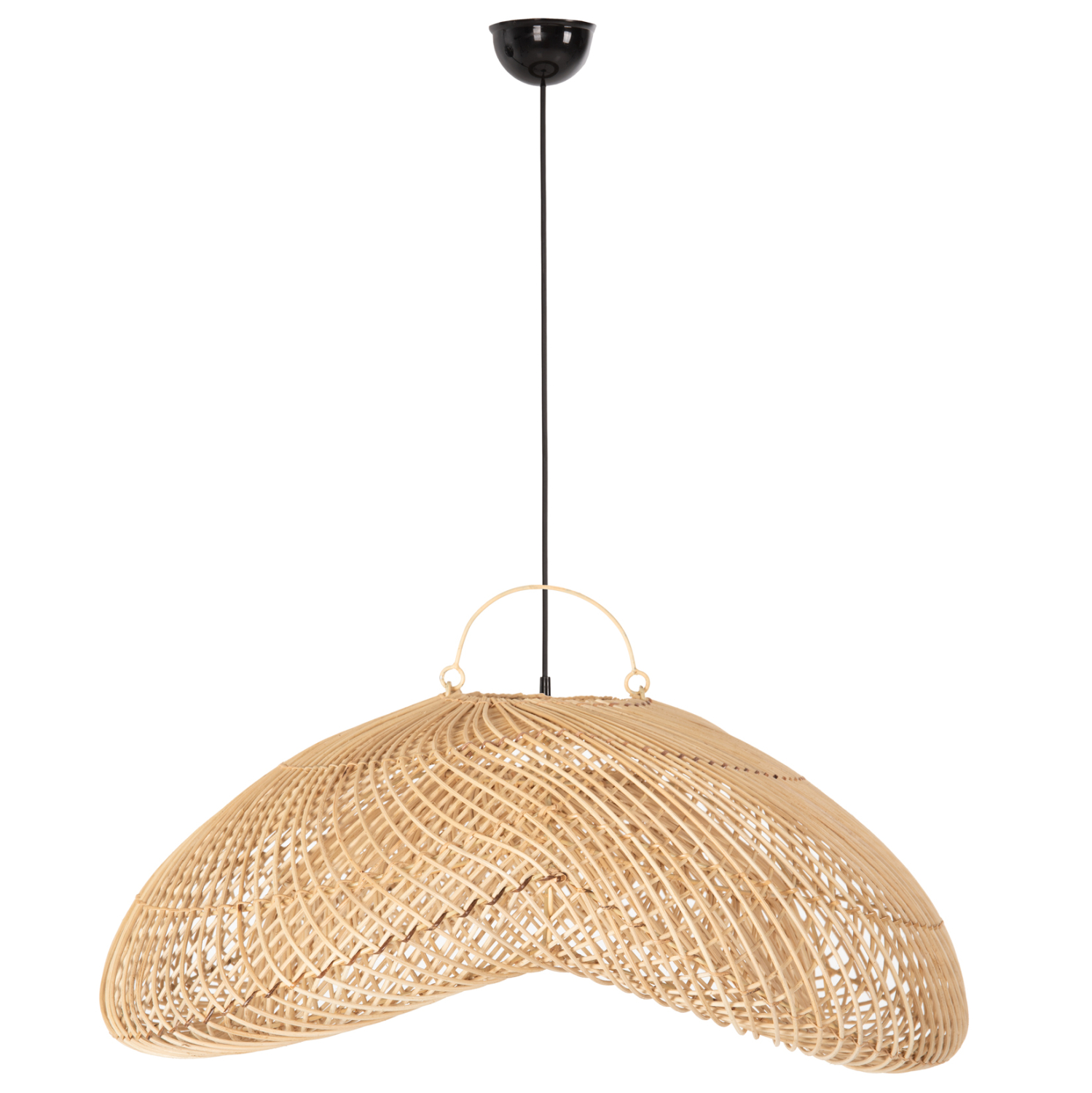 ΦΩΤΙΣΤΙΚΟ ΟΡΟΦΗΣ ΚΡΕΜΑΣΤΟ PERK HM7861 RATTAN ΣΕ ΦΥΣΙΚΟ ΧΡΩΜΑ 100x80x142Υ εκ.