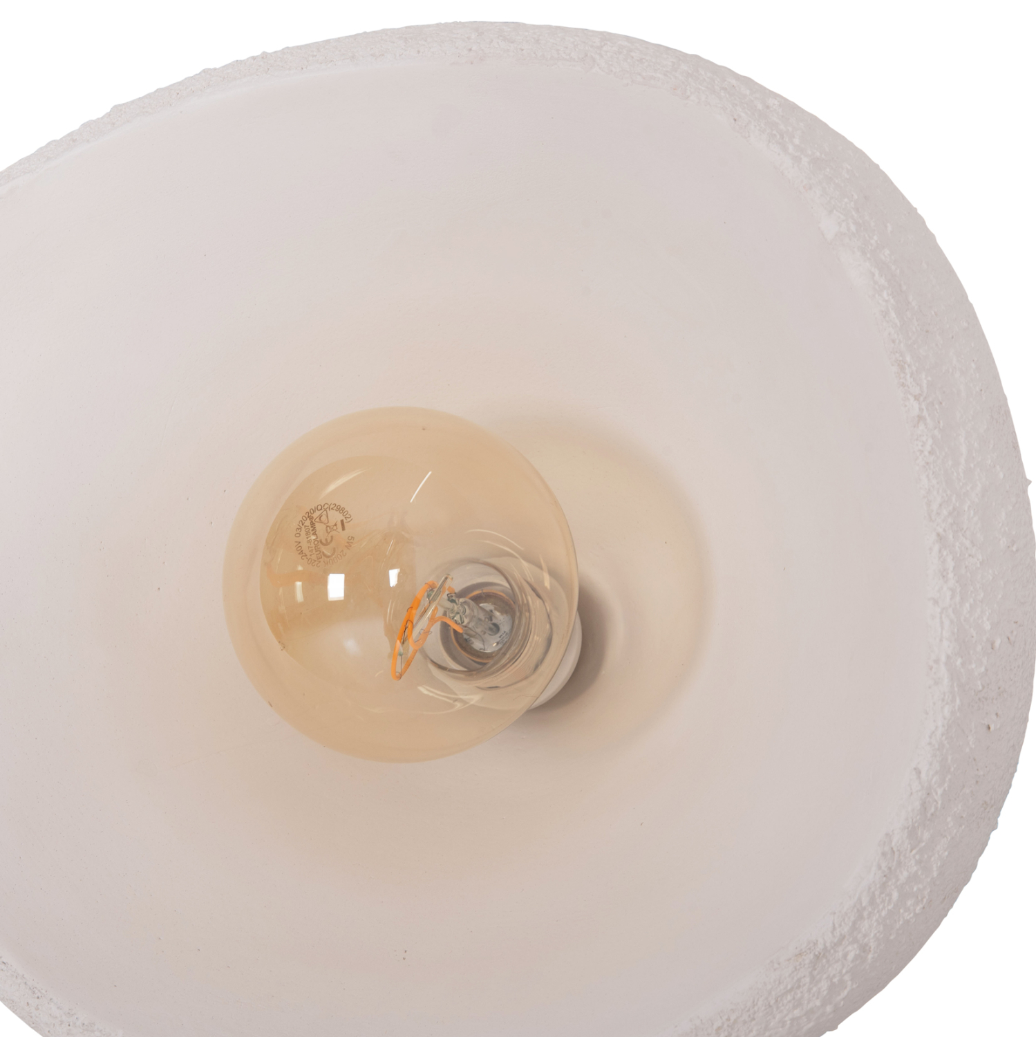 ΦΩΤΙΣΤΙΚΟ ΟΡΟΦΗΣ ΚΡΕΜΑΣΤΟ JAYLEN HM4703.02S FIBER CEMENT ΛΕΥΚΟ