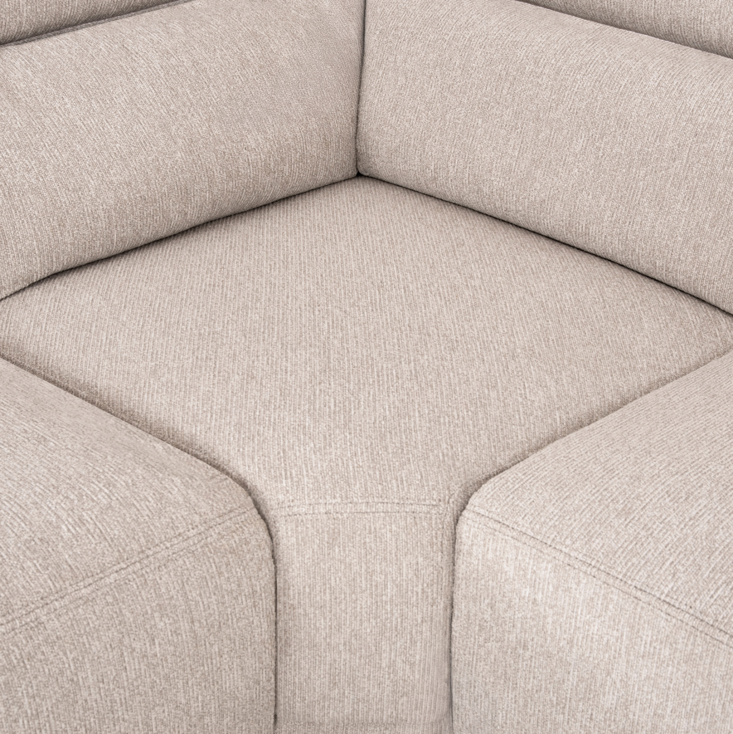 ΚΑΝΑΠΕΣ ΔΕΞΙΑ ΓΩΝΙΑ 5Θ ΜΕ RECLINE LUNARIS HM3316.02R ΕΚΡΟΥ ΥΦΑΣΜΑ 307x267x94Yεκ