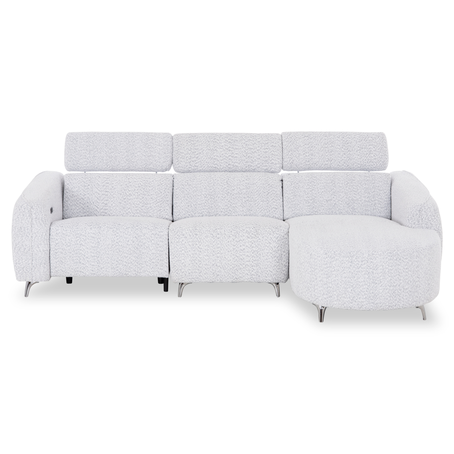 ΚΑΝΑΠΕΣ ΔΕΞΙΑ ΓΩΝΙΑ 3Θ ΜΕ RECLINE VALENTE HM3317.01R ΑΝΟΙΧΤΟ ΓΚΡΙ ΥΦΑΣΜΑ 275x160x104Yεκ