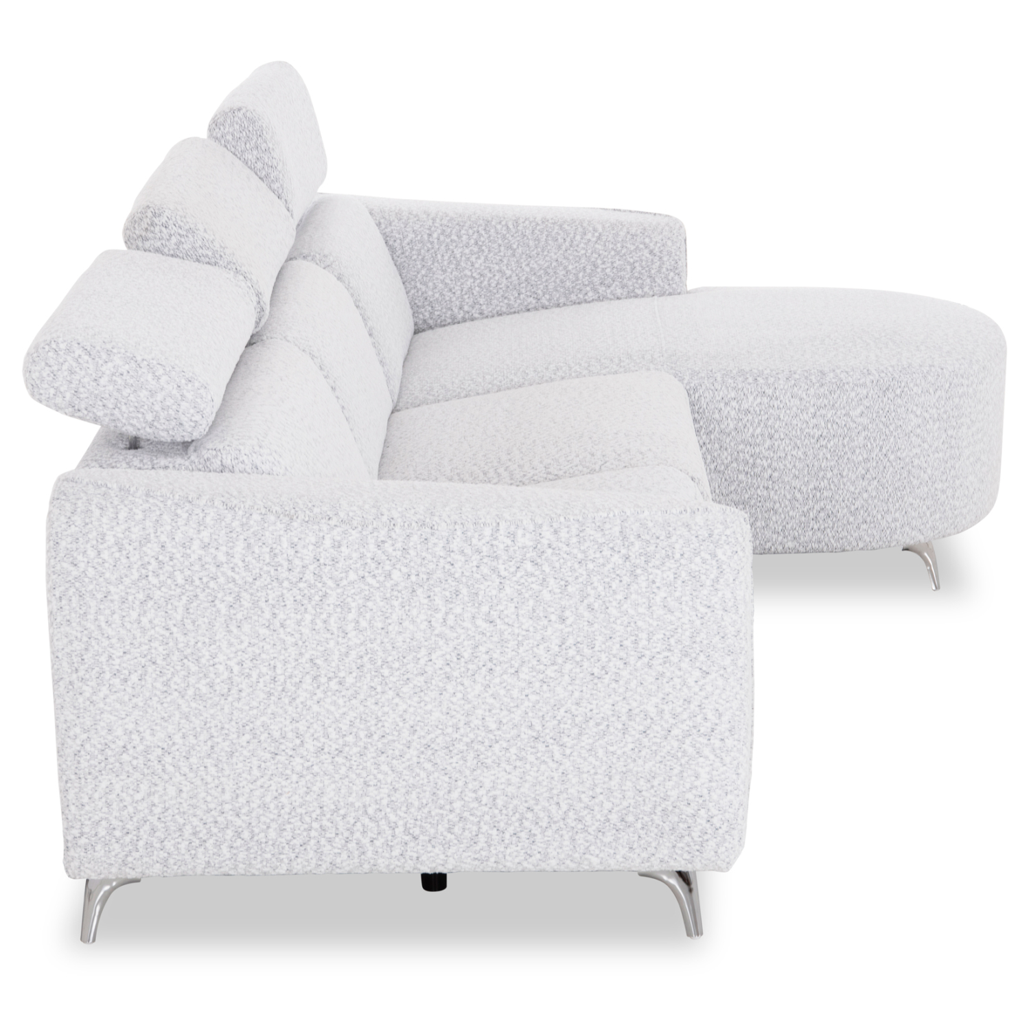 ΚΑΝΑΠΕΣ ΔΕΞΙΑ ΓΩΝΙΑ 3Θ ΜΕ RECLINE VALENTE HM3317.01R ΑΝΟΙΧΤΟ ΓΚΡΙ ΥΦΑΣΜΑ 275x160x104Yεκ
