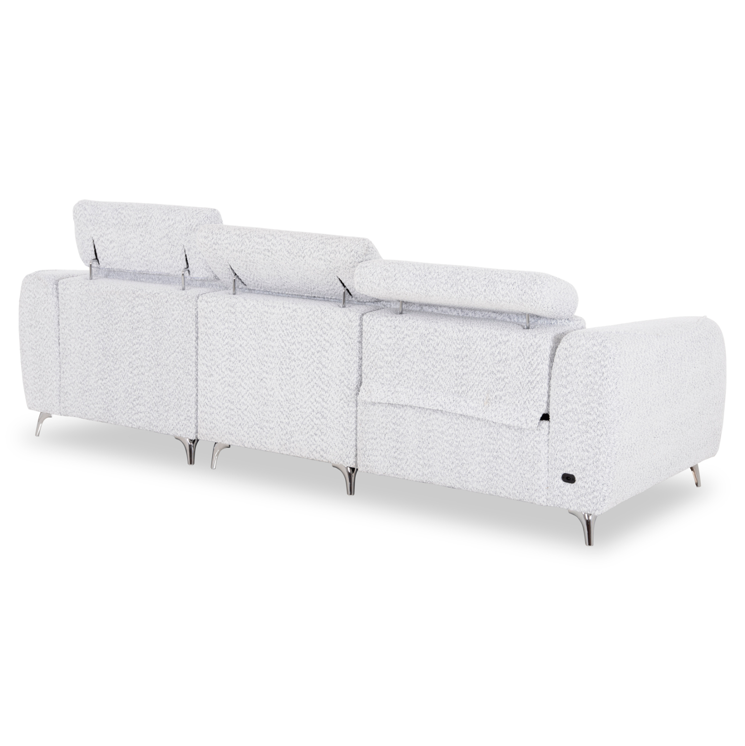 ΚΑΝΑΠΕΣ ΔΕΞΙΑ ΓΩΝΙΑ 3Θ ΜΕ RECLINE VALENTE HM3317.01R ΑΝΟΙΧΤΟ ΓΚΡΙ ΥΦΑΣΜΑ 275x160x104Yεκ