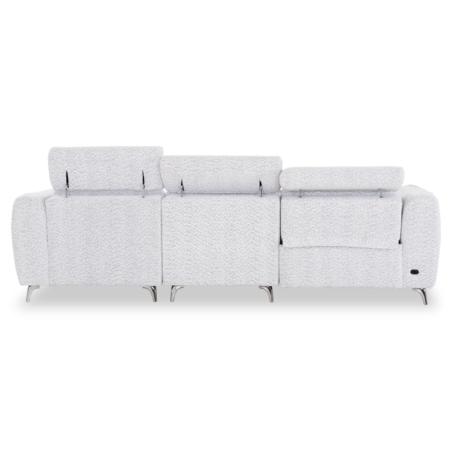 ΚΑΝΑΠΕΣ ΔΕΞΙΑ ΓΩΝΙΑ 3Θ ΜΕ RECLINE VALENTE HM3317.01R ΑΝΟΙΧΤΟ ΓΚΡΙ ΥΦΑΣΜΑ 275x160x104Yεκ