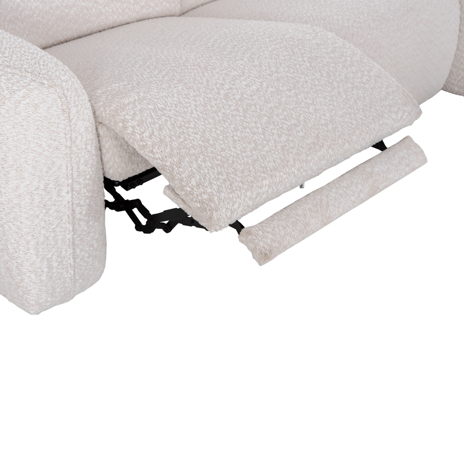 ΚΑΝΑΠΕΣ ΔΕΞΙΑ ΓΩΝΙΑ 3Θ ΜΕ RECLINE VALENTE HM3317.02R ΜΠΕΖ ΥΦΑΣΜΑ 275x160x104Yεκ