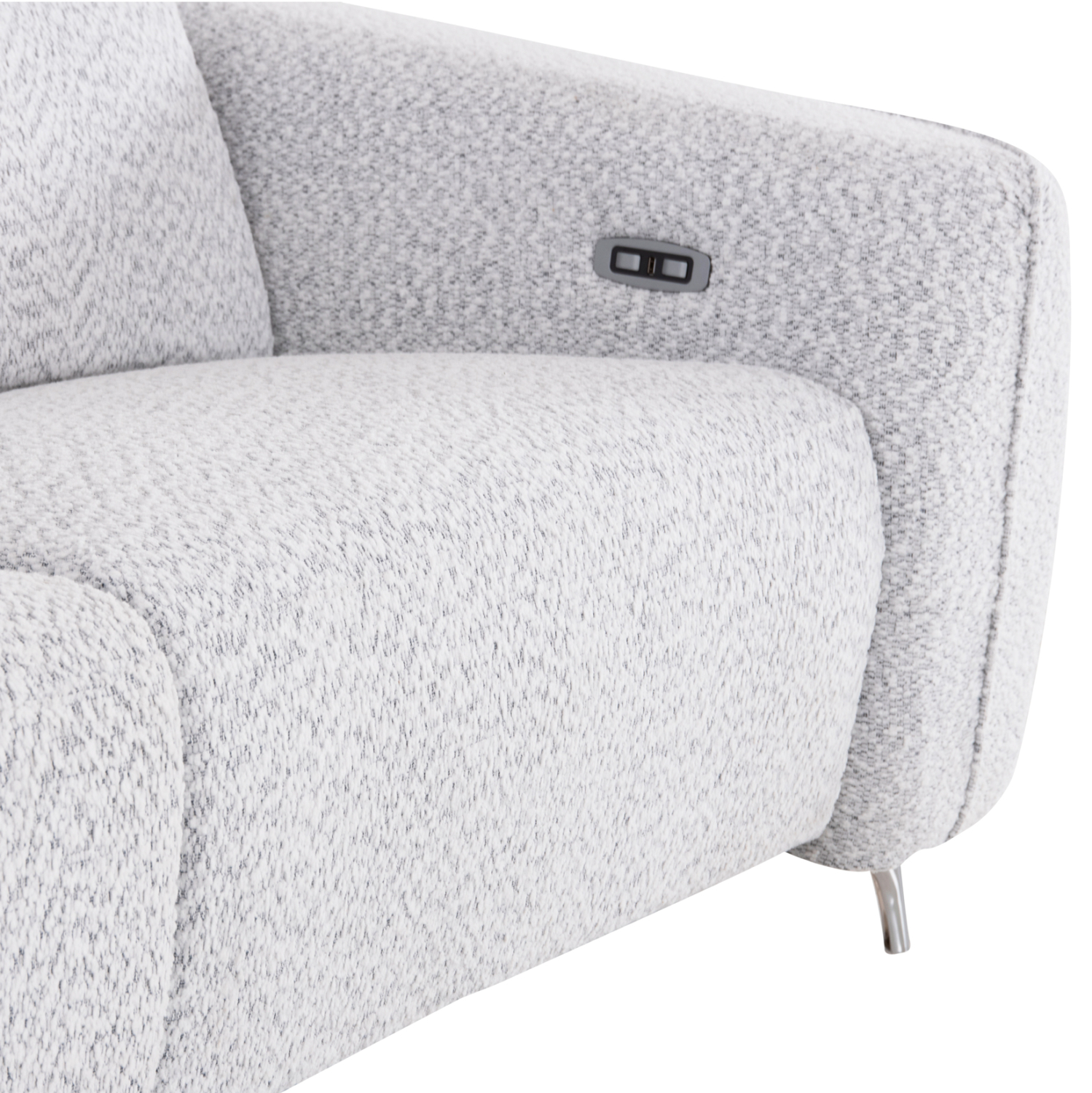 ΚΑΝΑΠΕΣ ΑΡΙΣΤΕΡΗ ΓΩΝΙΑ 3Θ ΜΕ RECLINE VALENTE HM3317.01L ΑΝΟΙΧΤΟ ΓΚΡΙ ΥΦΑΣΜΑ 275x160x104Yεκ