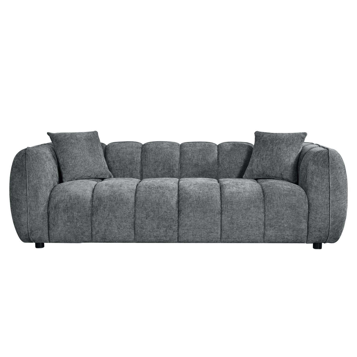 ΚΑΝΑΠΕΣ 3-ΘΕΣΙΟΣ LYKKE HM3323.01 ΓΚΡΙ ΥΦΑΣΜΑ 229x89x70Υεκ