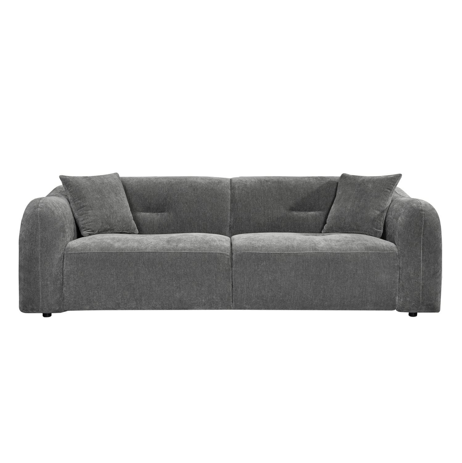 ΚΑΝΑΠΕΣ 3-ΘΕΣΙΟΣ JUNOA HM3333.01 ΓΚΡΙ ΥΦΑΣΜΑ 228x89x74Υεκ