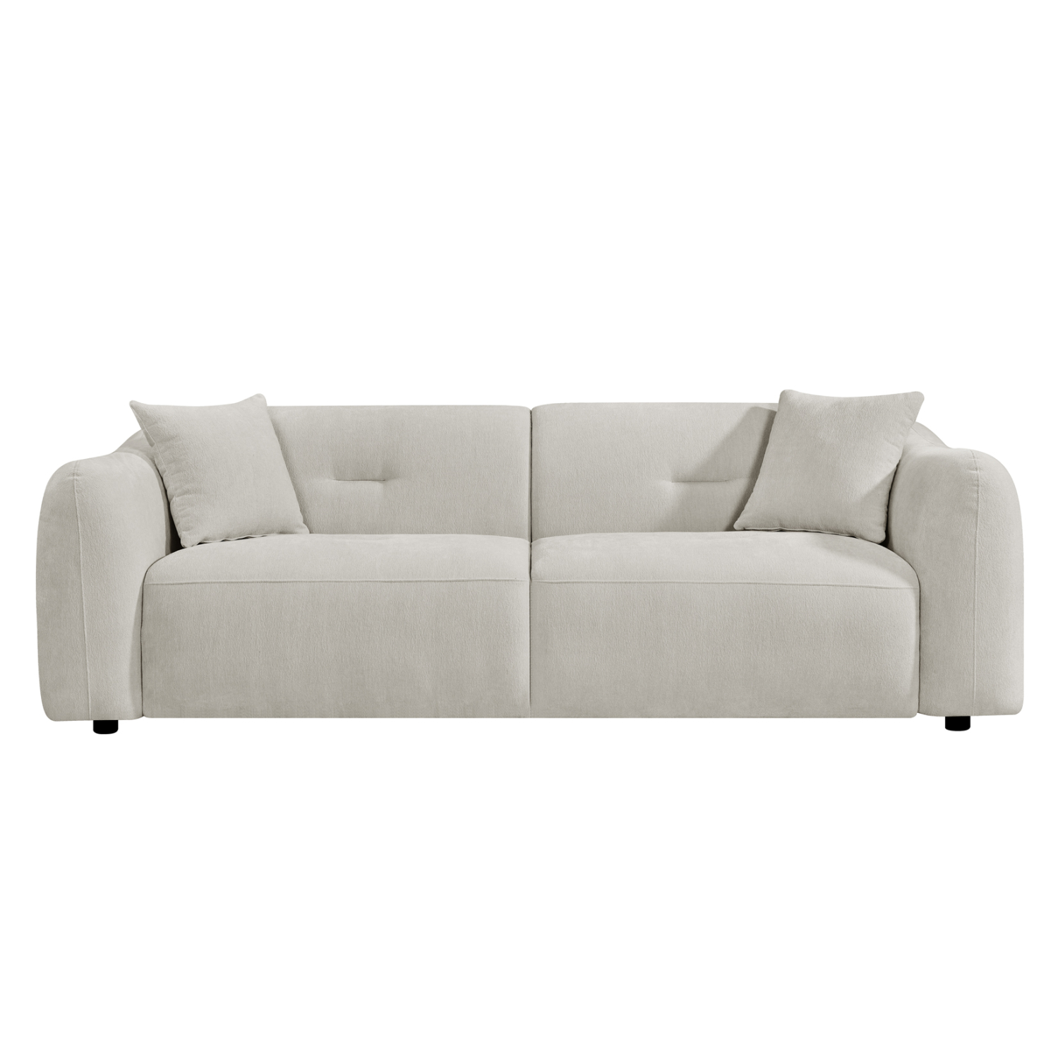 ΚΑΝΑΠΕΣ 3-ΘΕΣΙΟΣ JUNOA HM3333.02 ΕΚΡΟΥ ΥΦΑΣΜΑ 228x89x74Υεκ