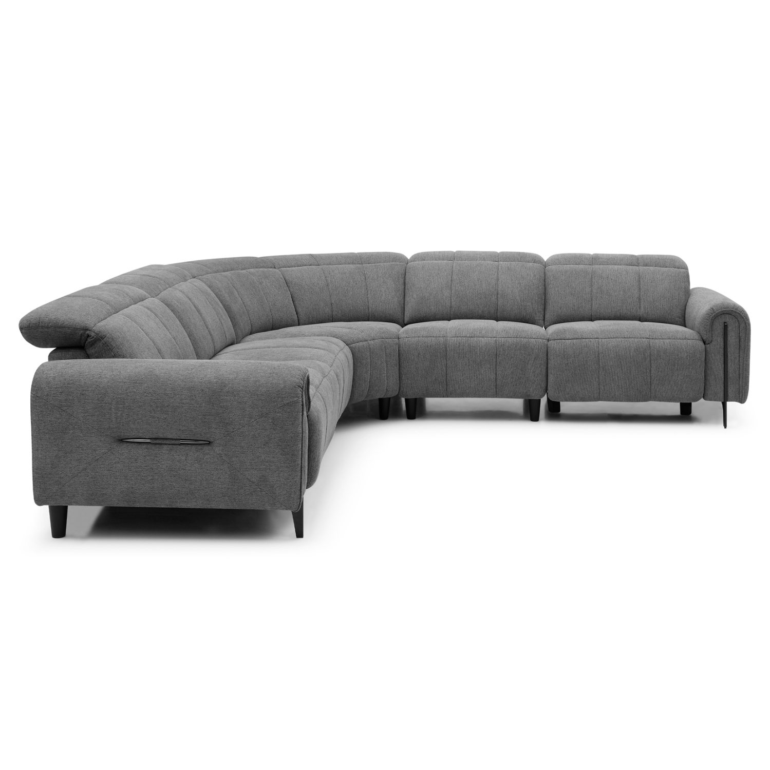 ΓΩΝΙΑΚΟΣ ΚΑΝΑΠΕΣ ΜΕ RECLINE ORACLE HM3290.01 ΓΚΡΙ ΥΦΑΣΜΑ 260x260x90(κάθισμα)x94Υεκ.