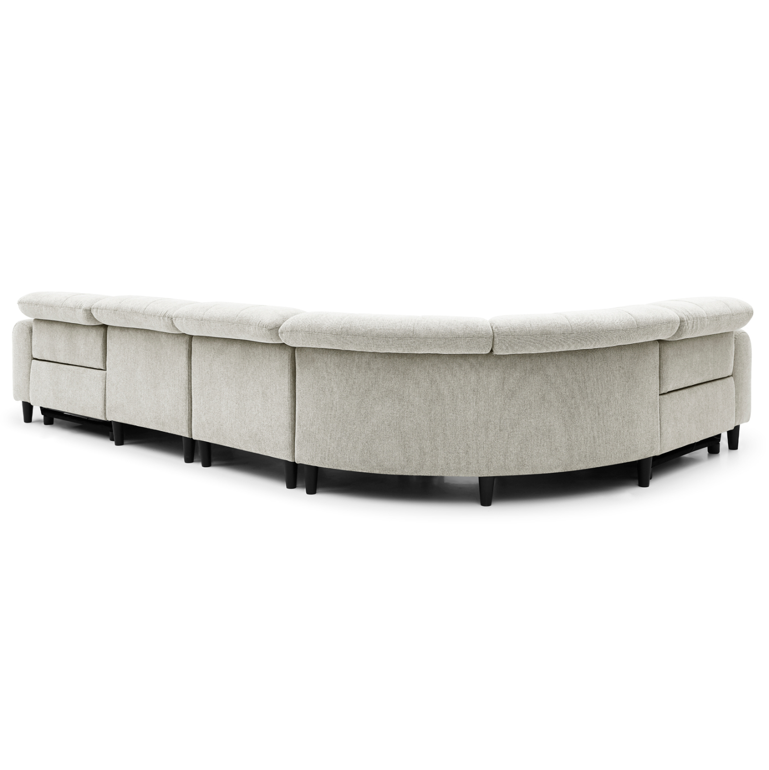 ΓΩΝΙΑΚΟΣ ΚΑΝΑΠΕΣ ΜΕ RECLINE ORACLE HM3290.02 ΜΠΕΖ ΥΦΑΣΜΑ 260x260x90(κάθισμα)x94Υεκ.
