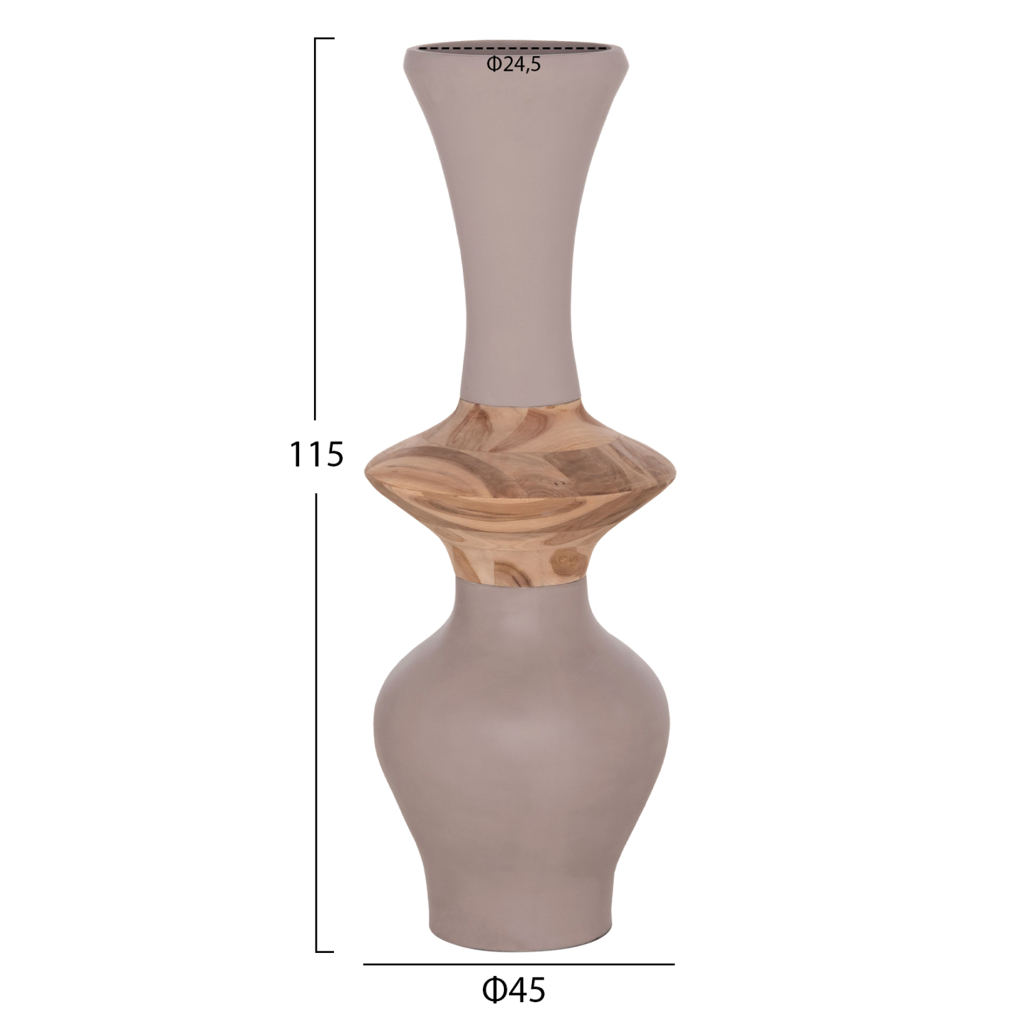 ΣΕΤ 3ΤΜΧ ΔΙΑΚΟΣΜΗΤΙΚΑ ΒΑΖΑ ΔΑΠΕΔΟΥ NEBULA HM21139.01 FIBER CEMENT-ΞΥΛΟ ΤΕΑΚ
