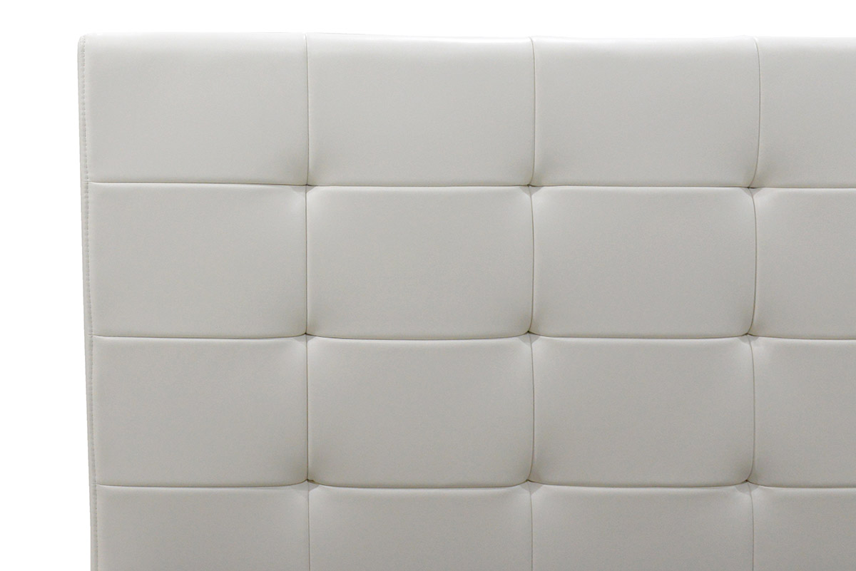 Κρεβάτι Roi pakoworld 160x200 PU λευκό ματ + αποθηκευτικό χώρο