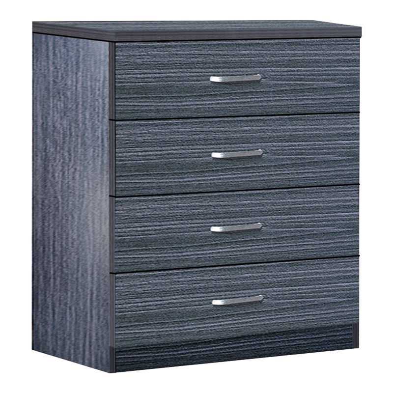 Συρταριέρα Killian pakoworld με 4 συρτάρια wenge 80x40x80εκ