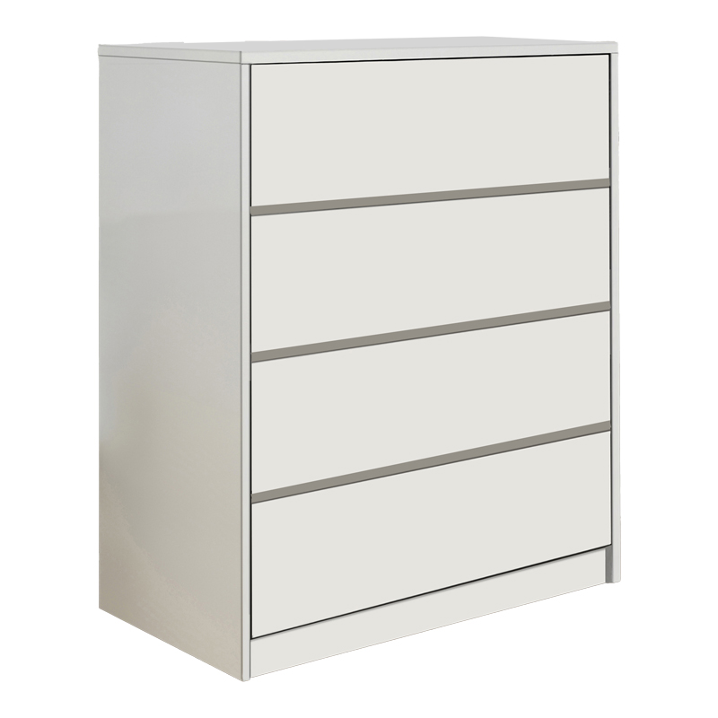 Συρταριέρα Kuanger pakoworld mdf σε λευκή απόχρωση 80x40x89εκ