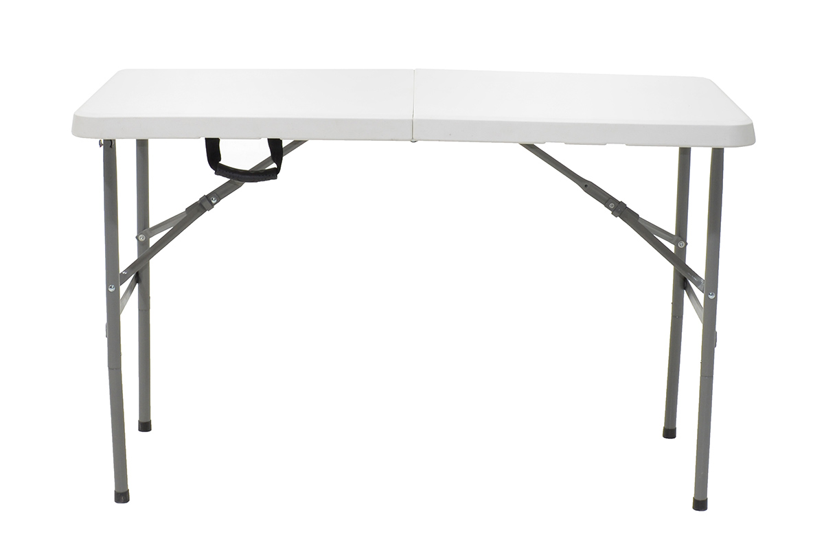 Τραπέζι catering Rodeo pakoworld πτυσσόμενο-βαλίτσα λευκό 122x60x74εκ