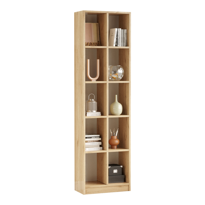 Βιβλιοθήκη Oteca 10θέσεων pakoworld oak 51.1x25.4x180εκ