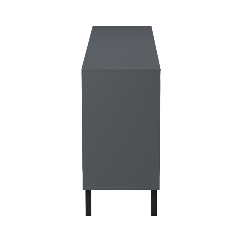 Μπουφές Tuscany pakoworld sonoma-ανθρακί 180x40x78.6εκ