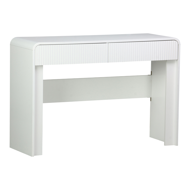 Κονσόλα Zeplen pakoworld λευκό mdf 110x38x75εκ