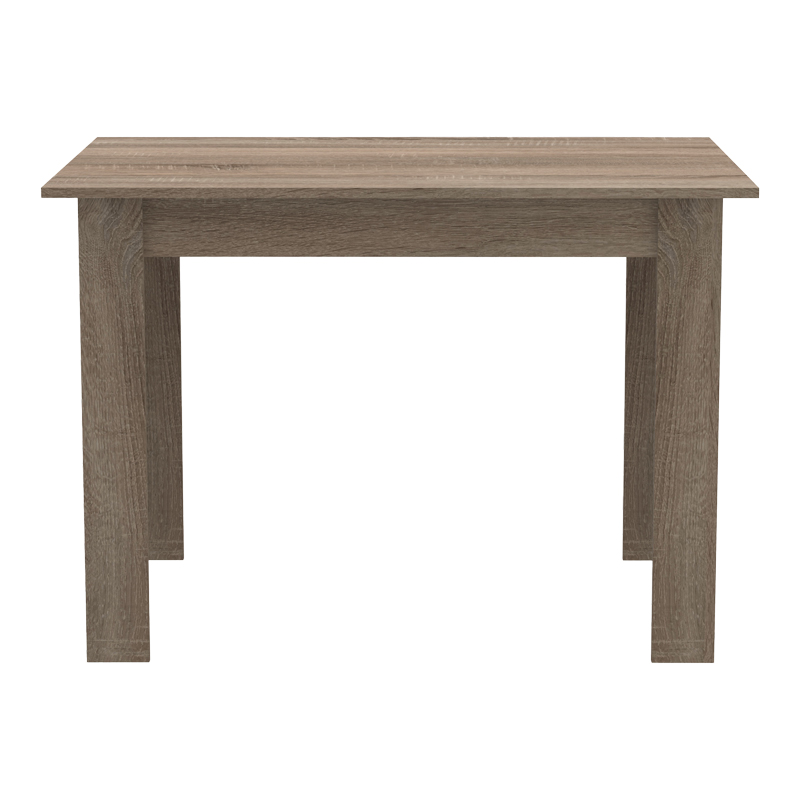 Τραπέζι Manka pakoworld σε sonoma truffle απόχρωση 110x80x77εκ