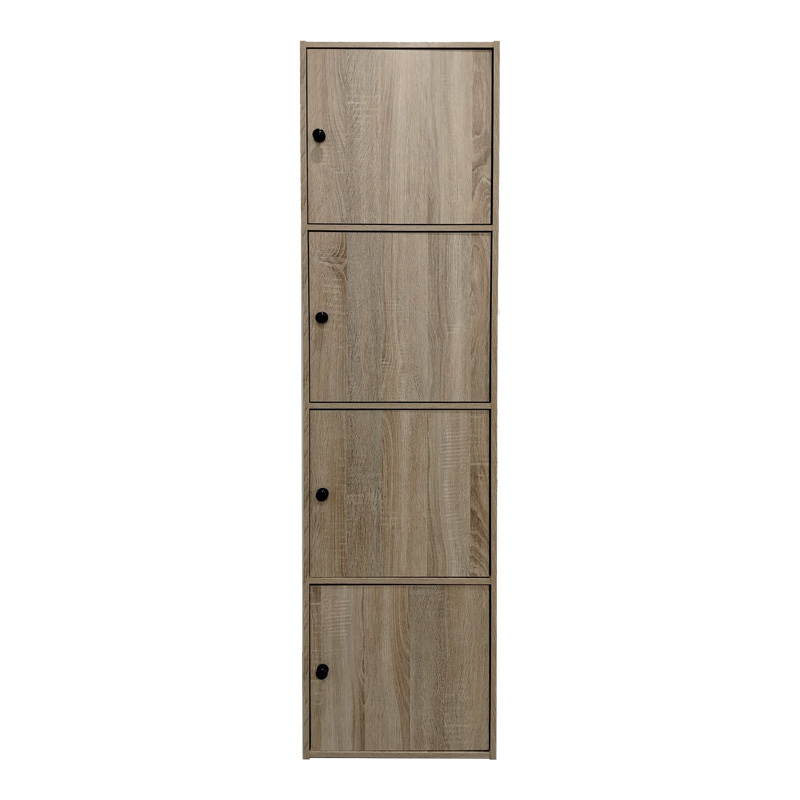 Ντουλάπι-στήλη Gabino pakoworld σε sonoma απόχρωση 40x39x158εκ