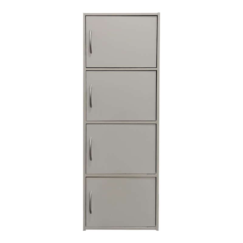 Ντουλάπι-στήλη Soline I pakoworld σε λευκή απόχρωση 40x34.5x120εκ