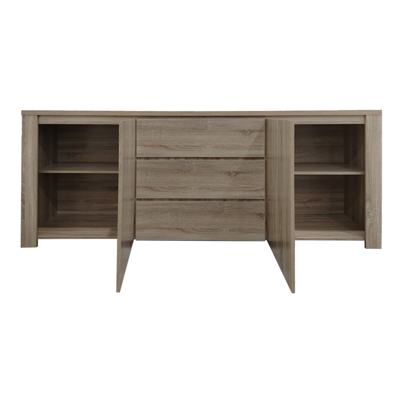 Μπουφές Kalya pakoworld σε sonoma απόχρωση 220x49x89.5εκ