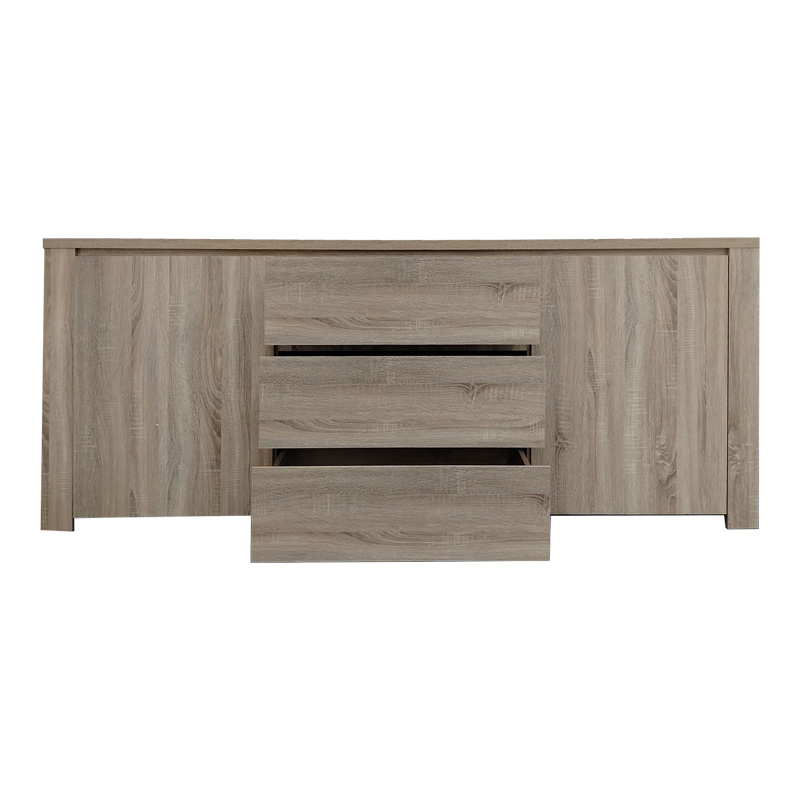 Μπουφές Kalya pakoworld σε sonoma απόχρωση 220x49x89.5εκ